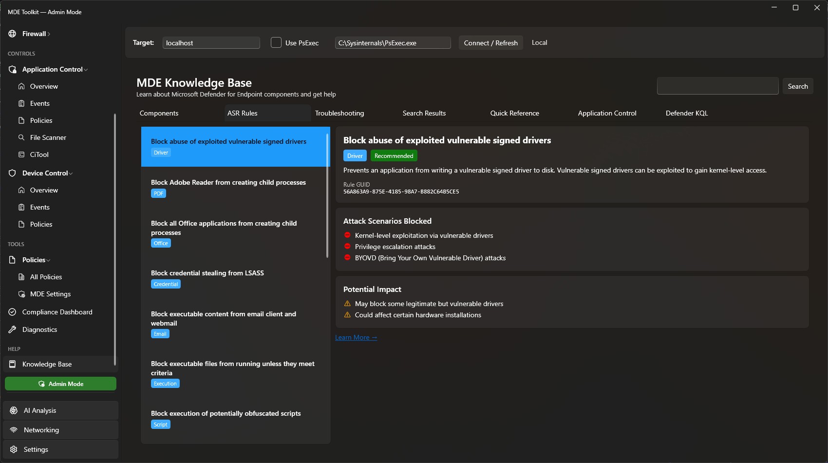 MDE Toolkit Knowledge Base